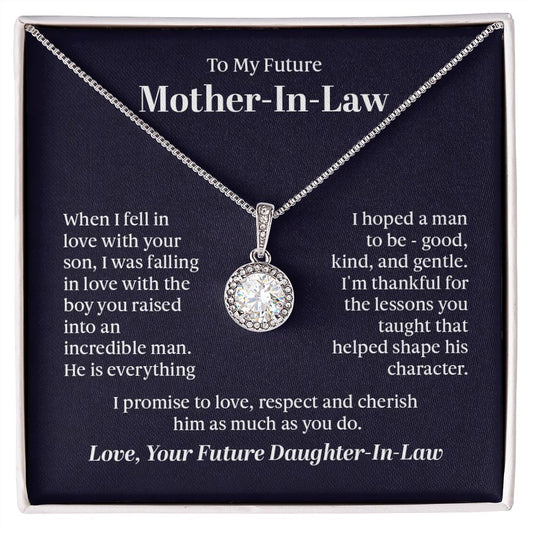 To my future mother  in  law - when I fell in love with your son - Mother's day gifts for mother-in-law