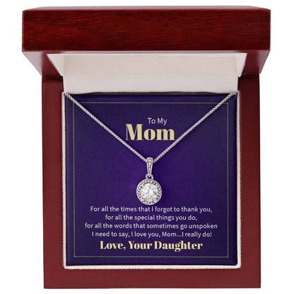 To my mom - for all the times that I forgot to thank you - Mother's day gifts for mom