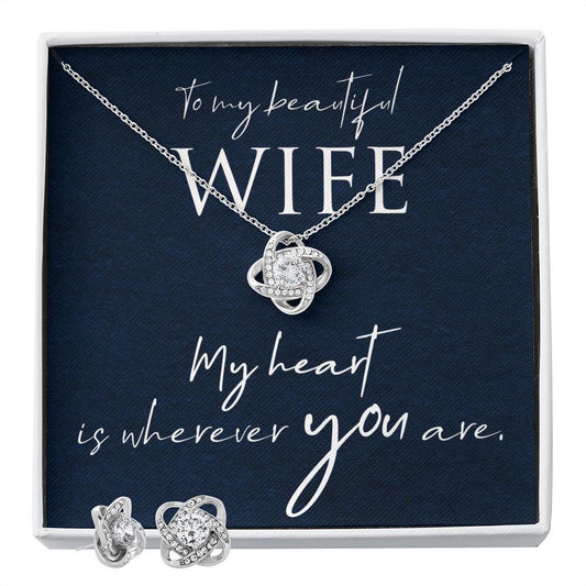 To my Beautiful Wife | Best Love Knot Necklace for Your Beloved One