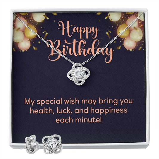 Happy Birthday | Best Love Knot Necklace for Your Beloved One
