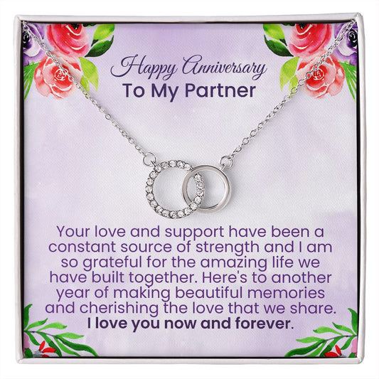Your love and support have been a constant source | Perfect pair necklace for anniversary