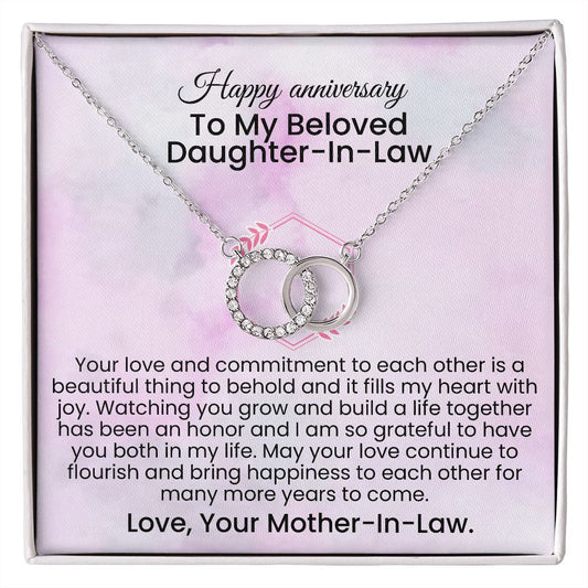 Your love and commitment to each other is a beautiful thing | Perfect pair necklace gift for anniversary