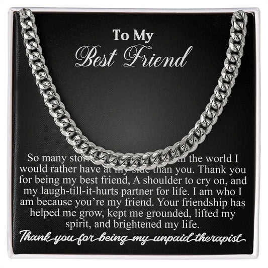 To my best friend | Cuban link chain