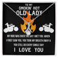 To My Smokin' Hot Old Lady | My Ride Was Over The Day I Met you | Alluring Beauty Necklace Gifts For Her