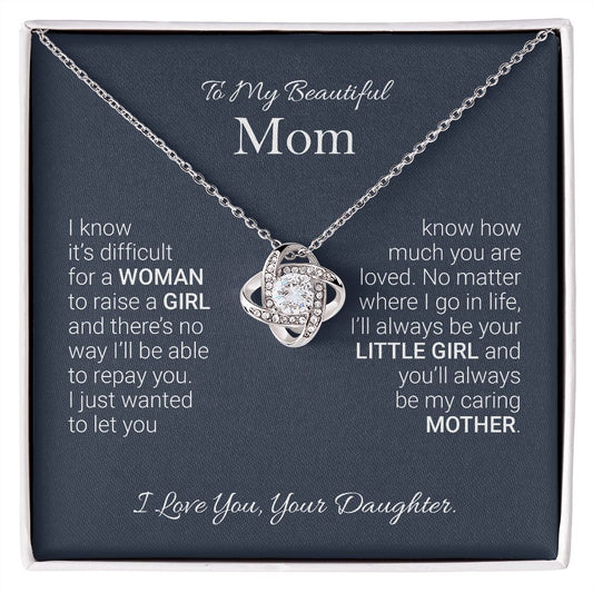 Gift For Mom From Daughter, Daughter Mother Necklace, Mother's Gift From Daughter, To My Mom, Mother's Day Gifts