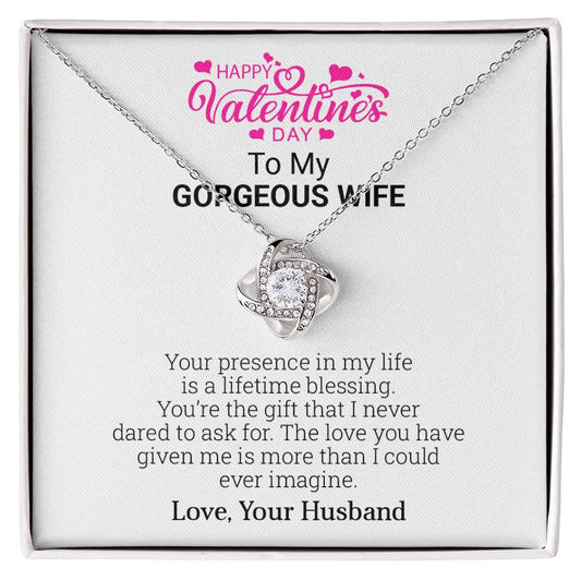 Valentine's Day Gift for Wife | Your Presence In My Life is A Lifetime Blessing