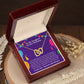 Happy birthday to the most wonderful daughter | Interlock heart necklace gift for daughter