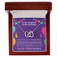 Happy birthday to the most wonderful daughter | Interlock heart necklace gift for daughter
