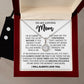 Mother's Day Gifts | Eternal Hope Necklace | To My Loving Mom I I'm so lucky to have you as my mother...