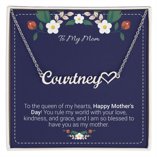 Mother's day gifts, name necklace for mom, gifts for mom