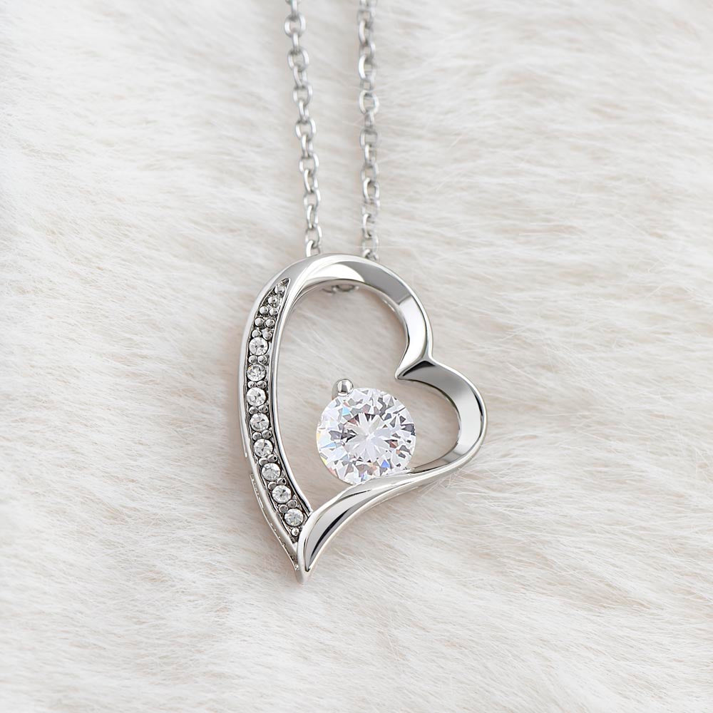 Necklace Gift for Daughter with custom name | Personalized Message Card