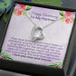 Your love and support have been a constant source of strength | Forever love necklace for anniversary