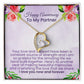 Your love and support have been a constant source of strength | Forever love necklace for anniversary