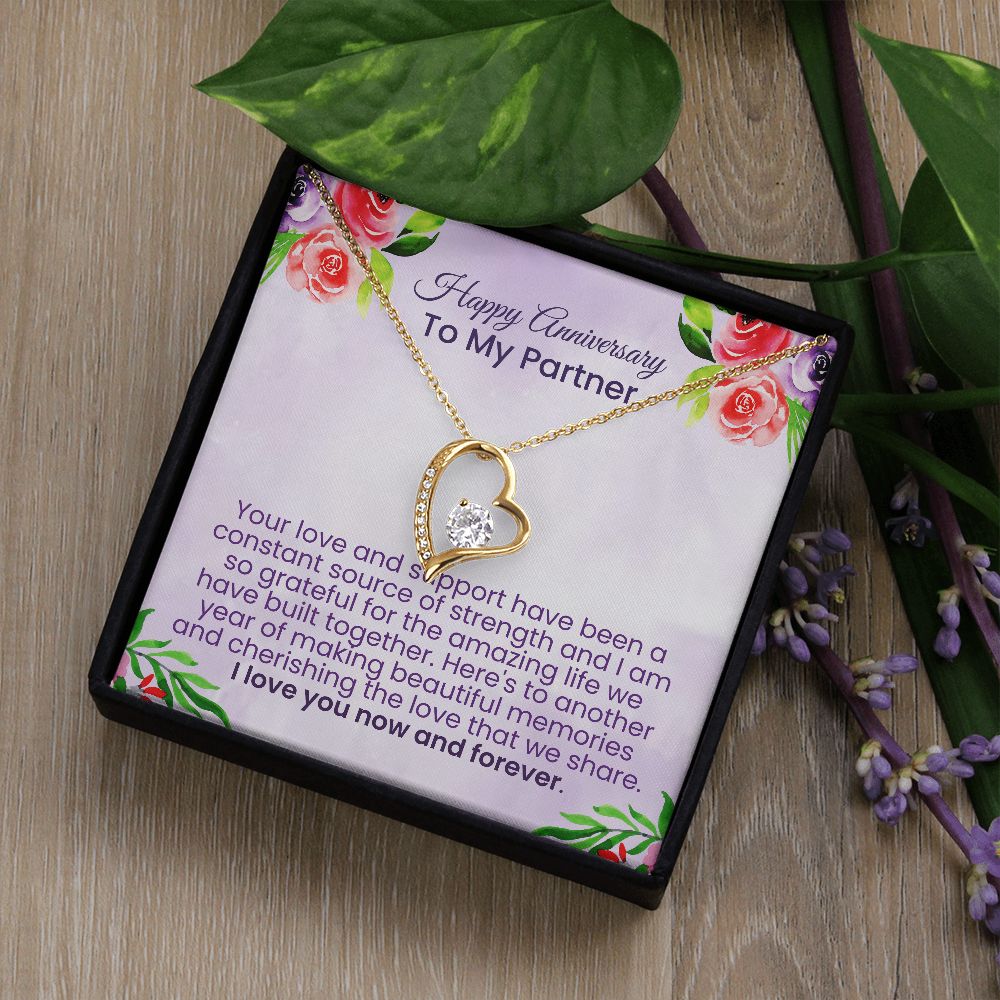 Your love and support have been a constant source of strength | Forever love necklace for anniversary